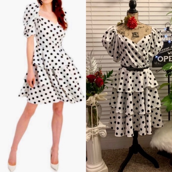 CQ by CQ POLKA DOT PRINT MINI DRESS - Picture 3 of 9